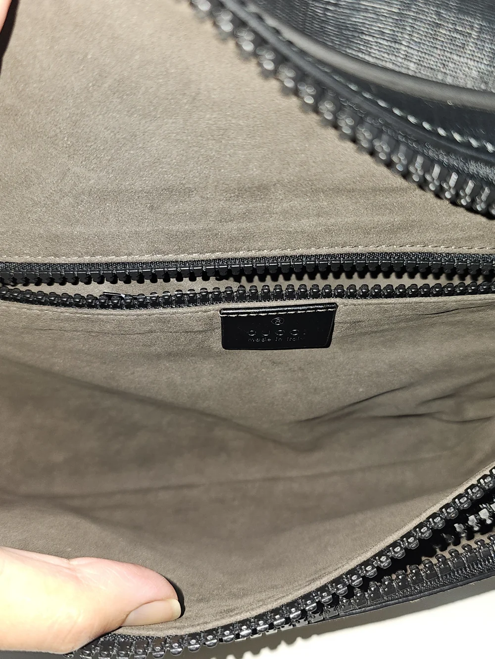 Gucci Beige Monogram Men's Waist Bag